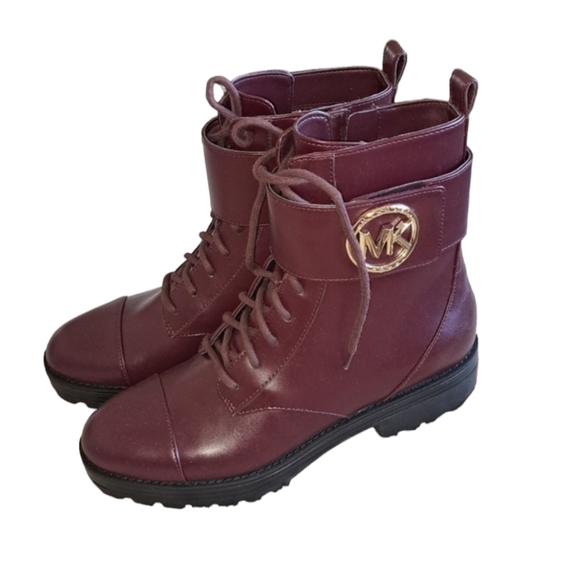 Michael Kors Burgundy Boots Size 7M - Picture 1 of 16